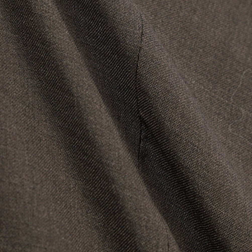 SALE｜GTA “ALFIO” ヴァージンウール100% ウエストバンド付きイージースラックス / SLIM FIT ブラウン 44 | GUARDAROBA MILANO OFFICIAL STORE
