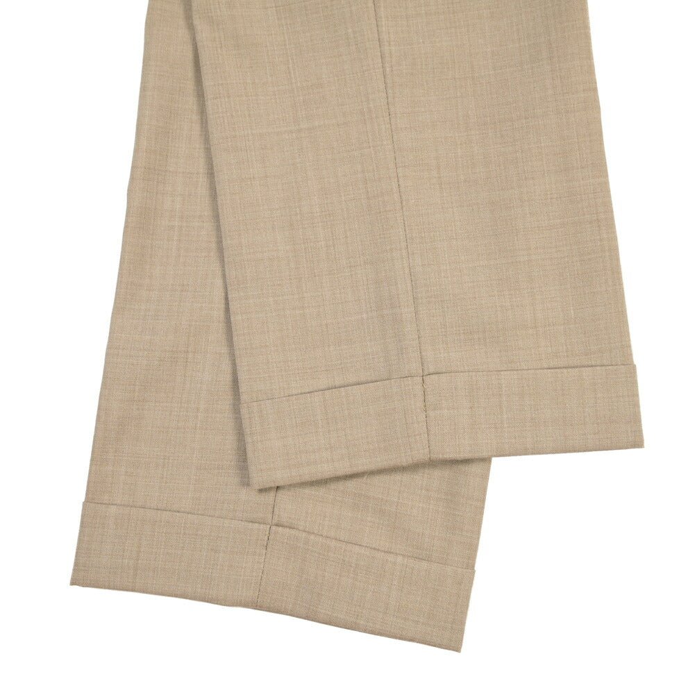 SALE｜GTA “ALFIO” ヴァージンウール100% ウエストバンド付きイージースラックス / SLIM FIT ベージュ 44 | GUARDAROBA MILANO OFFICIAL STORE