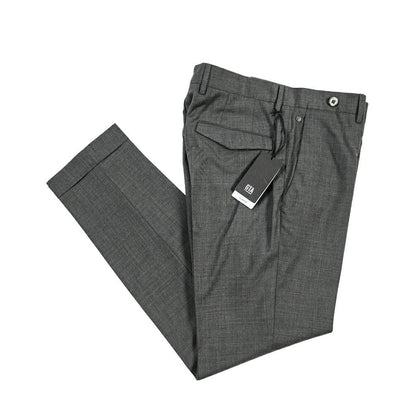 SALE｜GTA “BARRY” ウール100% ノータックスラックス / SLIM FIT グレー 46 | GUARDAROBA MILANO OFFICIAL STORE