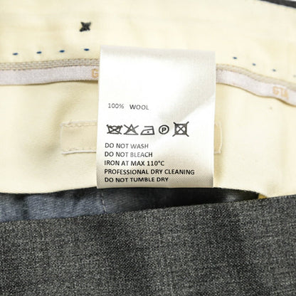 SALE｜GTA “BARRY” ウール100% ノータックスラックス / SLIM FIT グレー 46 | GUARDAROBA MILANO OFFICIAL STORE