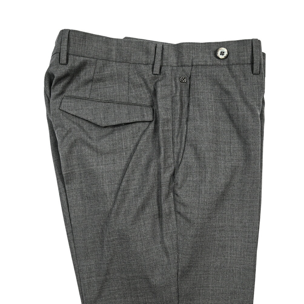 SALE｜GTA “BARRY” ウール100% ノータックスラックス / SLIM FIT グレー 46 | GUARDAROBA MILANO OFFICIAL STORE