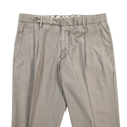 SALE｜GTA “BYRON” ヴァージンウール100% ワンタックスラックス / SLIM FIT ライトブラウン 48 | GUARDAROBA MILANO OFFICIAL STORE