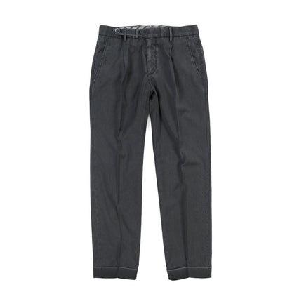 SALE｜GTA “BYRON” ヴァージンウール100% ワンタックスラックス / SLIM FIT ネイビー 46 | GUARDAROBA MILANO OFFICIAL STORE
