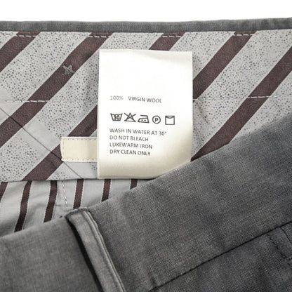 SALE｜GTA “BYRON” ヴァージンウール100% ワンタックスラックス / SLIM FIT グレー 46 | GUARDAROBA MILANO OFFICIAL STORE