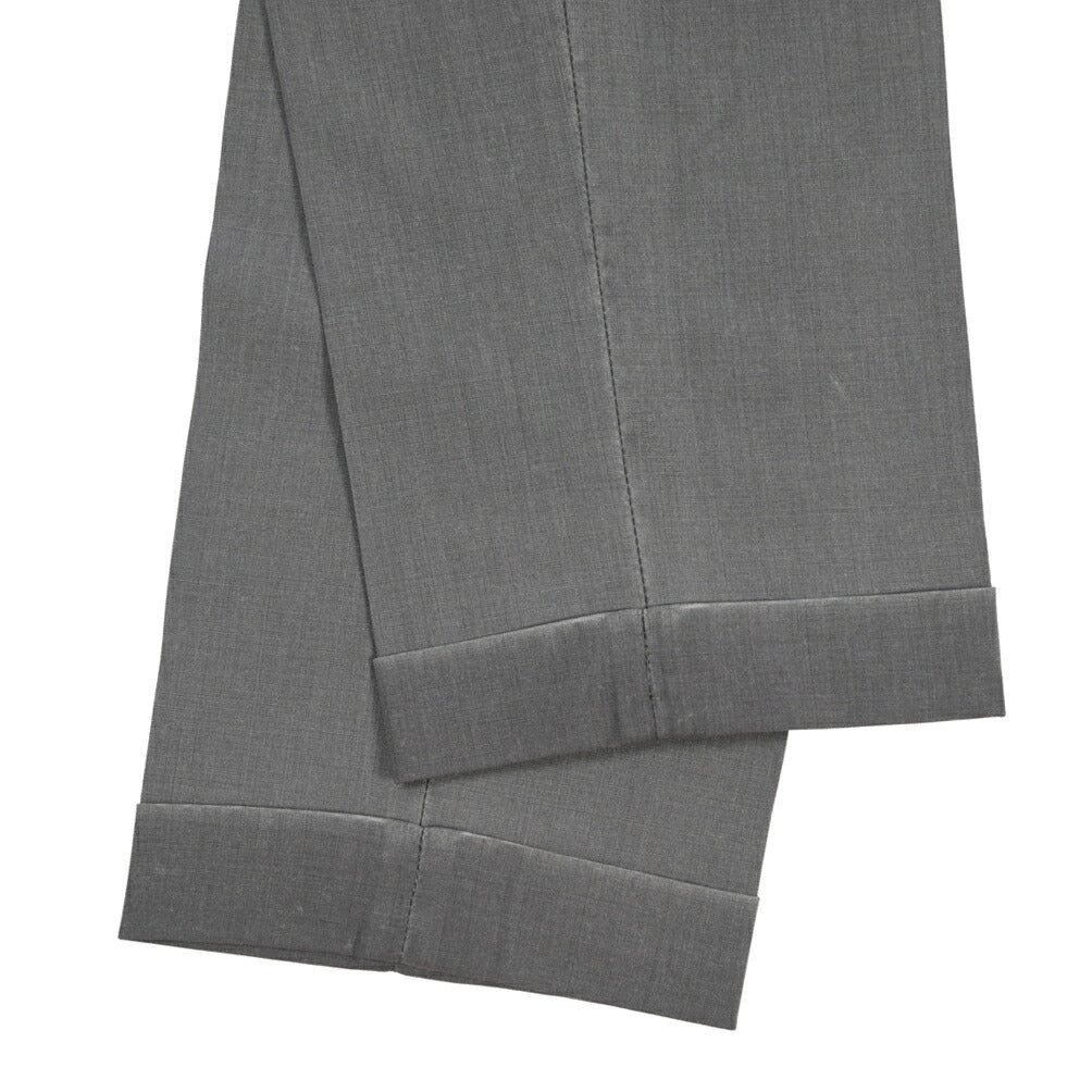 SALE｜GTA “BYRON” ヴァージンウール100% ワンタックスラックス / SLIM FIT グレー 46 | GUARDAROBA MILANO OFFICIAL STORE