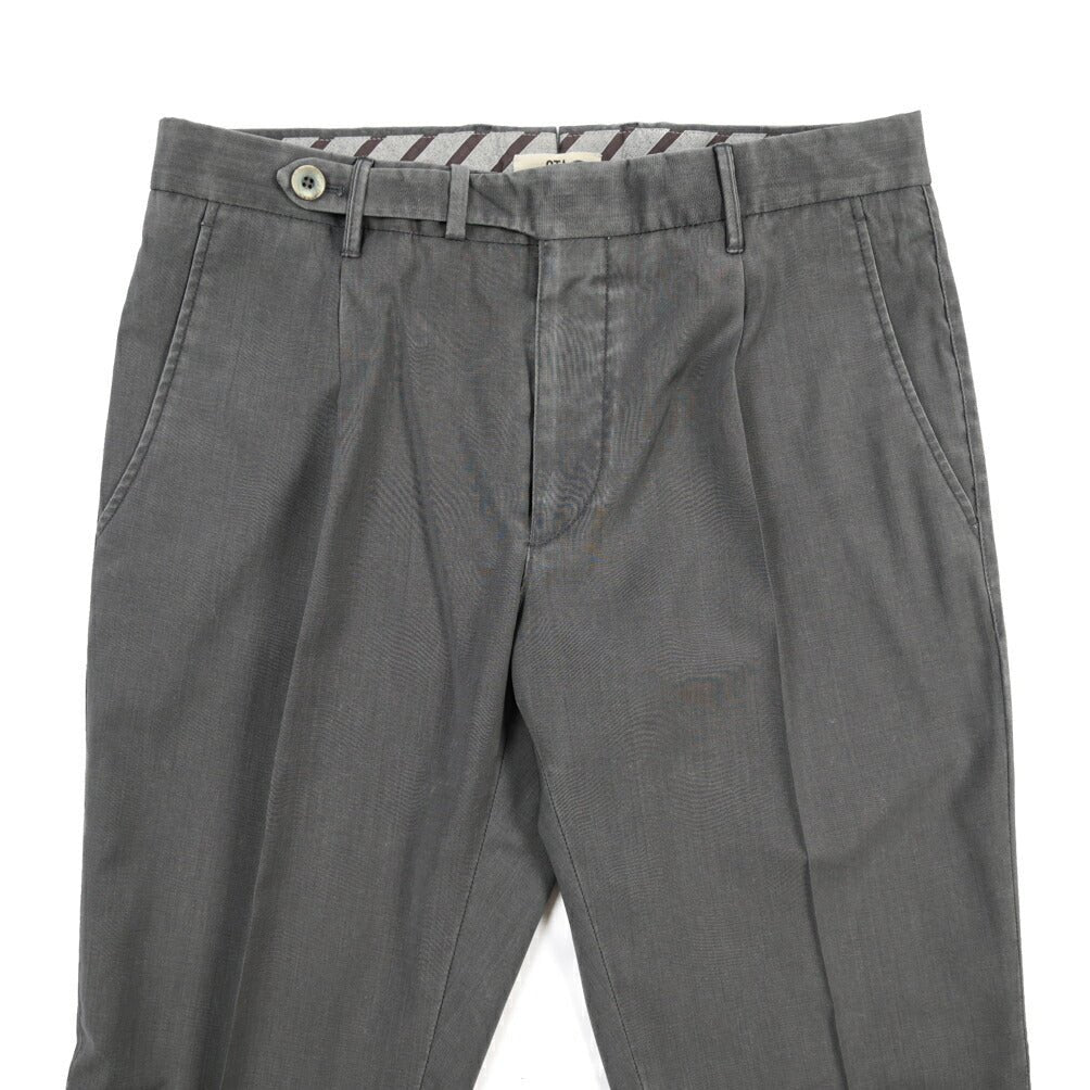 SALE｜GTA “BYRON” ヴァージンウール100% ワンタックスラックス / SLIM FIT グレー 46 | GUARDAROBA MILANO OFFICIAL STORE