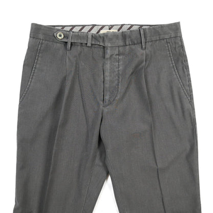 SALE｜GTA “BYRON” ヴァージンウール100% ワンタックスラックス / SLIM FIT グレー 46 | GUARDAROBA MILANO OFFICIAL STORE