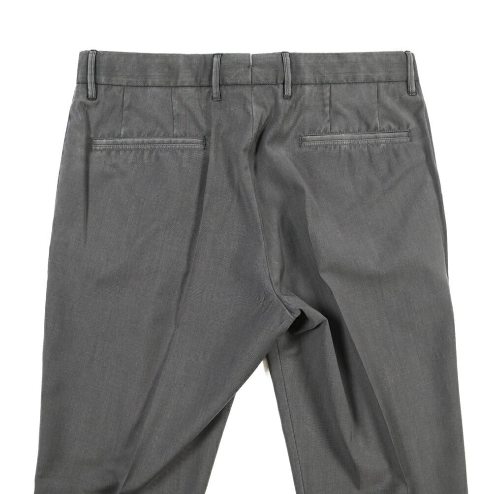 SALE｜GTA “BYRON” ヴァージンウール100% ワンタックスラックス / SLIM FIT グレー 46 | GUARDAROBA MILANO OFFICIAL STORE