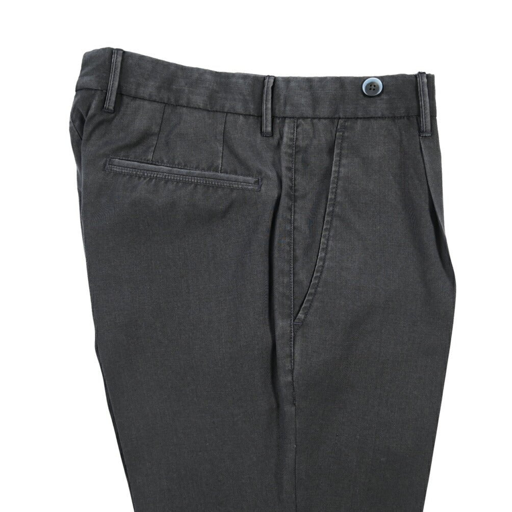 SALE｜GTA “BYRON” ヴァージンウール100% ワンタックスラックス / SLIM FIT ネイビー 44 | GUARDAROBA MILANO OFFICIAL STORE