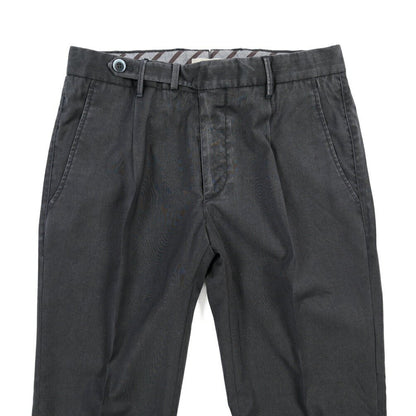 SALE｜GTA “BYRON” ヴァージンウール100% ワンタックスラックス / SLIM FIT ネイビー 44 | GUARDAROBA MILANO OFFICIAL STORE