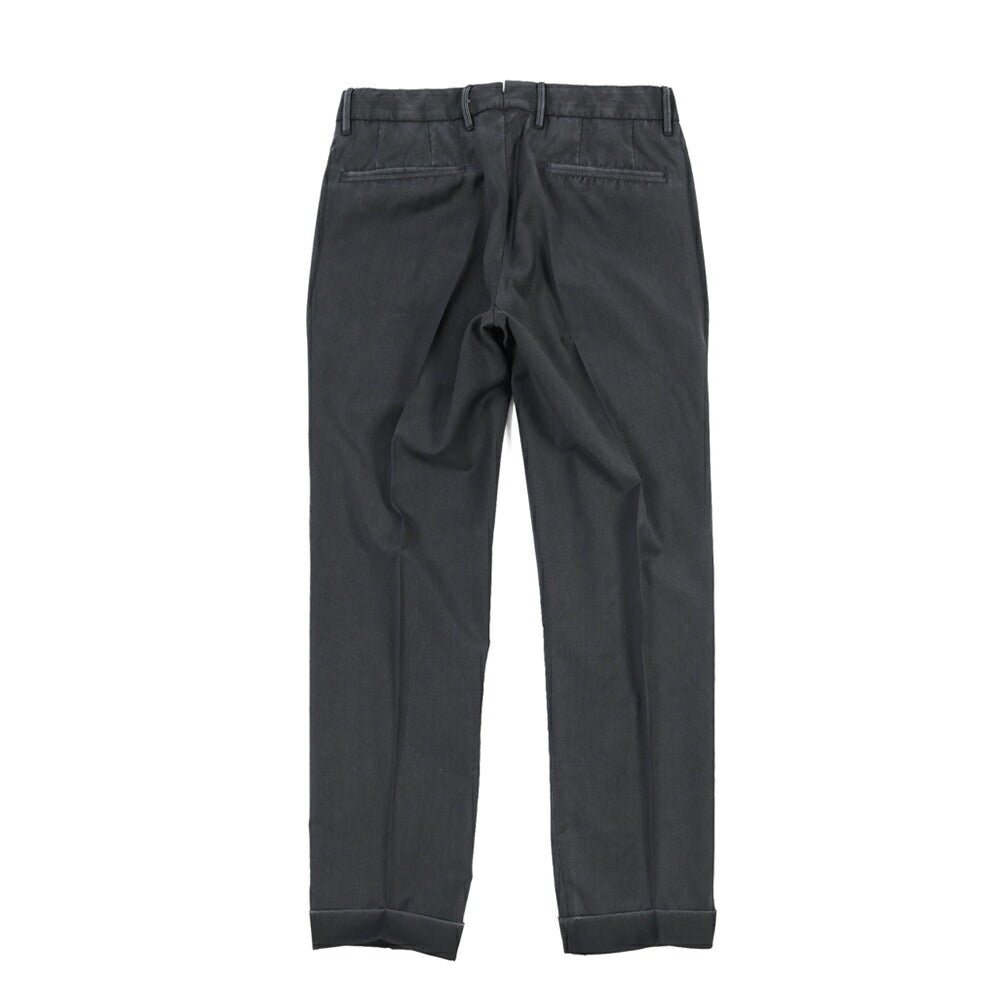 SALE｜GTA “BYRON” ヴァージンウール100% ワンタックスラックス / SLIM FIT ネイビー 44 | GUARDAROBA MILANO OFFICIAL STORE