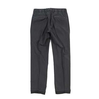 SALE｜GTA “BYRON” ヴァージンウール100% ワンタックスラックス / SLIM FIT ネイビー 44 | GUARDAROBA MILANO OFFICIAL STORE