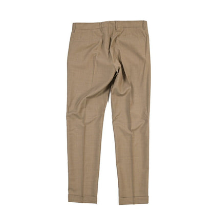 SALE｜GTA “BYRON” ウール100% ワンタックスラックス / SLIM FIT ライトブラウン 48 | GUARDAROBA MILANO OFFICIAL STORE