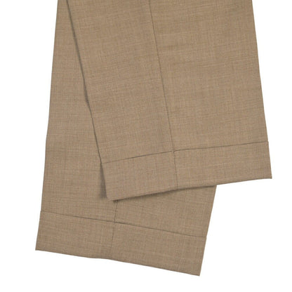 SALE｜GTA “BYRON” ウール100% ワンタックスラックス / SLIM FIT ライトブラウン 48 | GUARDAROBA MILANO OFFICIAL STORE