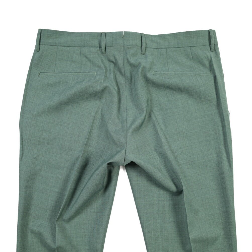 SALE｜GTA “BYRON” ウールヴァージンウール100% ワンタックスラックス / SLIM FIT グリーン 44 | GUARDAROBA MILANO OFFICIAL STORE