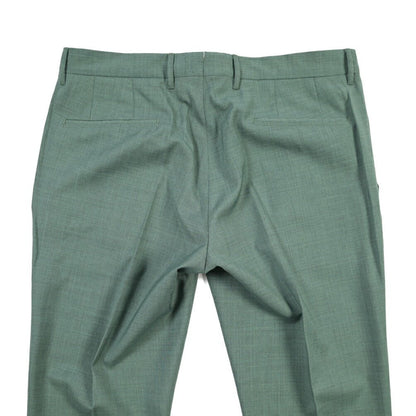 SALE｜GTA “BYRON” ウールヴァージンウール100% ワンタックスラックス / SLIM FIT グリーン 44 | GUARDAROBA MILANO OFFICIAL STORE