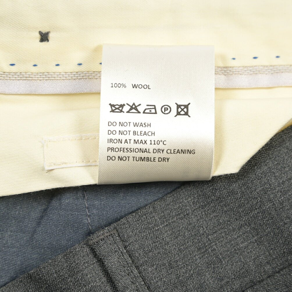 SALE｜GTA “BYRON C” ウール100% ワンタックスラックス / SLIM FIT グレー 46 | GUARDAROBA MILANO OFFICIAL STORE
