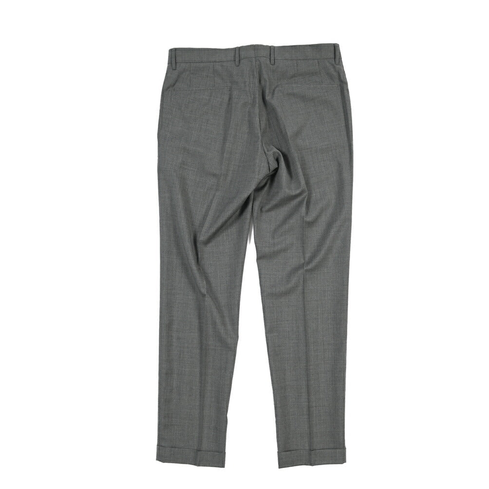 SALE｜GTA “BYRON C” ウール100% ワンタックスラックス / SLIM FIT グレー 46 | GUARDAROBA MILANO OFFICIAL STORE