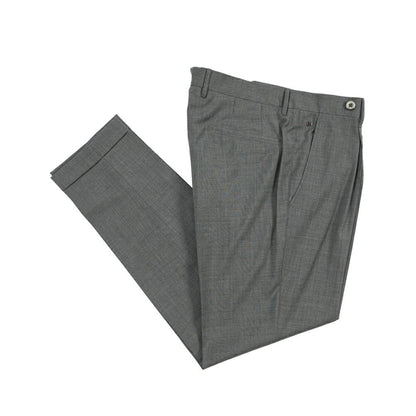 SALE｜GTA “BYRON C” ウール100% ワンタックスラックス / SLIM FIT グレー 46 | GUARDAROBA MILANO OFFICIAL STORE