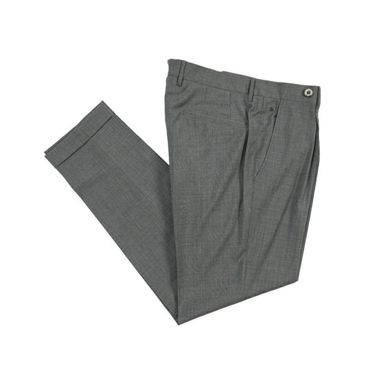 SALE｜GTA “BYRON C” ウール100% ワンタックスラックス / SLIM FIT グレー 46 | GUARDAROBA MILANO OFFICIAL STORE