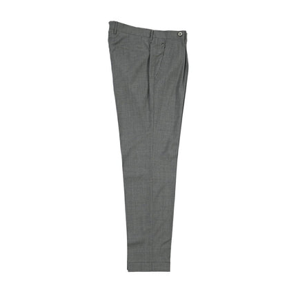 SALE｜GTA “BYRON C” ウール100% ワンタックスラックス / SLIM FIT グレー 46 | GUARDAROBA MILANO OFFICIAL STORE
