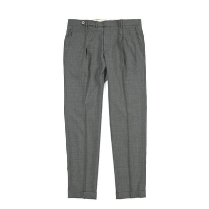 SALE｜GTA “BYRON C” ウール100% ワンタックスラックス / SLIM FIT グレー 46 | GUARDAROBA MILANO OFFICIAL STORE