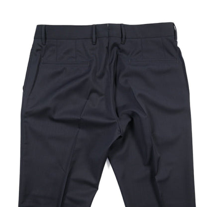 SALE｜GTA “BYRON C” ストレッチウール ワンタックスラックス / SLIM FIT ネイビー 48 | GUARDAROBA MILANO OFFICIAL STORE