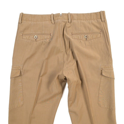 SALE｜GTA “BYRON CARGO DE” ヴァージンウール100% ワンタックカーゴパンツ / SLIM FIT ブラウン 48 | GUARDAROBA MILANO OFFICIAL STORE