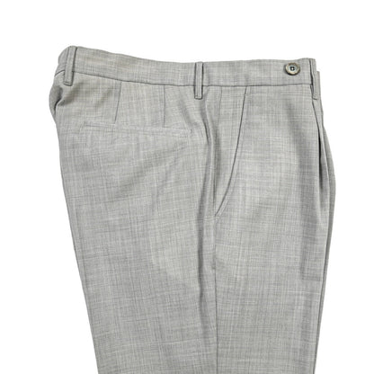 SALE｜GTA “BYRON L” ウール100% ワンタックスラックス / SLIM FIT グレー 52 | GUARDAROBA MILANO OFFICIAL STORE