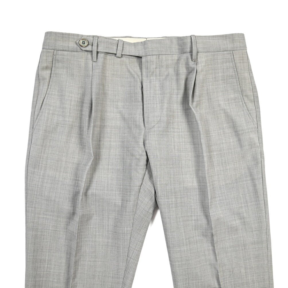 SALE｜GTA “BYRON L” ウール100% ワンタックスラックス / SLIM FIT グレー 52 | GUARDAROBA MILANO OFFICIAL STORE