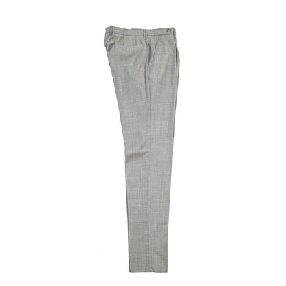 SALE｜GTA “BYRON L” ウール100% ワンタックスラックス / SLIM FIT グレー 52 | GUARDAROBA MILANO OFFICIAL STORE