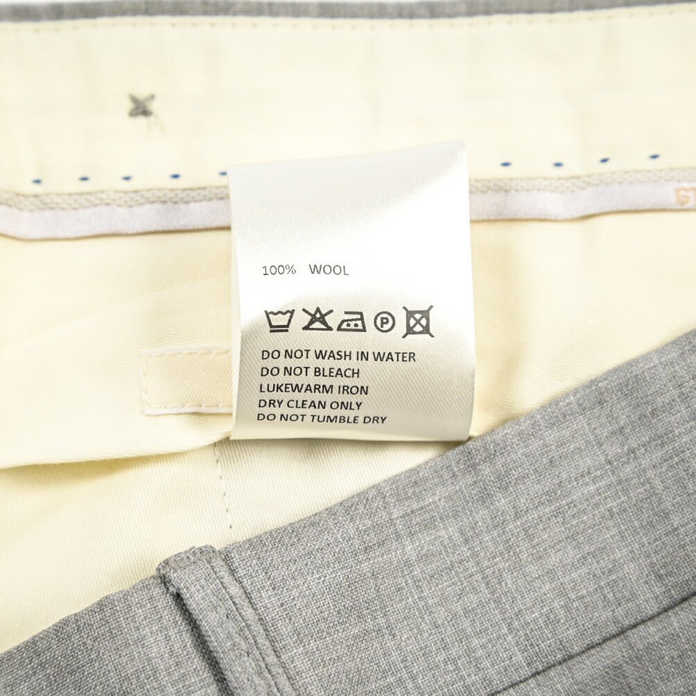 SALE｜GTA “BYRON L” ウール100% ワンタックスラックス / SLIM FIT グレー 52 | GUARDAROBA MILANO OFFICIAL STORE