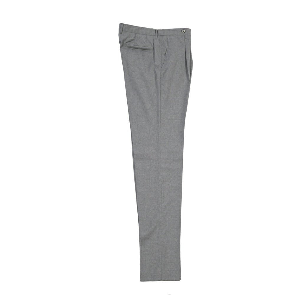 SALE｜GTA “BYRON L” ウール100% ワンタックスラックス / SLIM FIT グレー 52 | GUARDAROBA MILANO OFFICIAL STORE
