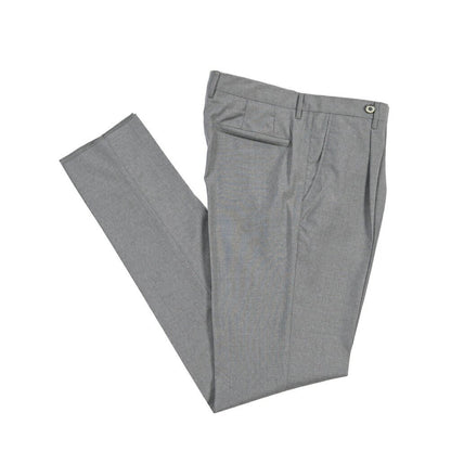 SALE｜GTA “BYRON L” ウール100% ワンタックスラックス / SLIM FIT グレー 52 | GUARDAROBA MILANO OFFICIAL STORE