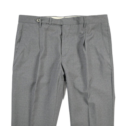 SALE｜GTA “BYRON L” ウール100% ワンタックスラックス / SLIM FIT グレー 52 | GUARDAROBA MILANO OFFICIAL STORE