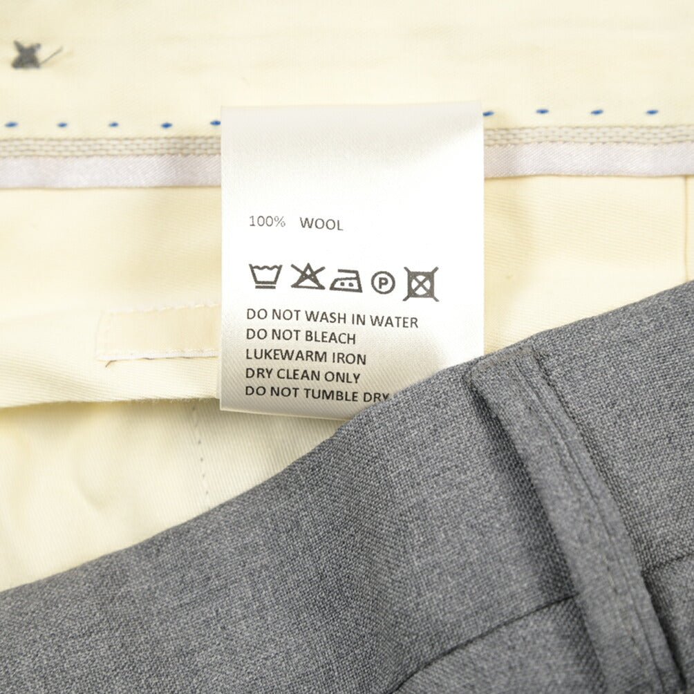 SALE｜GTA “BYRON L” ウール100% ワンタックスラックス / SLIM FIT グレー 52 | GUARDAROBA MILANO OFFICIAL STORE