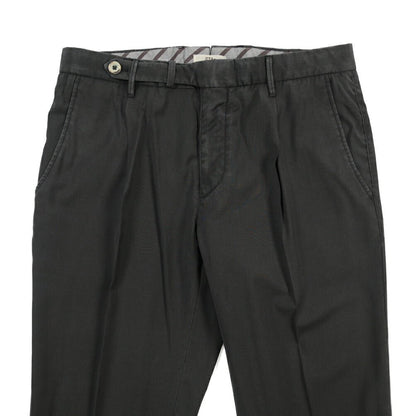 SALE｜GTA “BYRON L” ヴァージンウール100% ワンタックスラックス / SLIM FIT ブラック 48 | GUARDAROBA MILANO OFFICIAL STORE