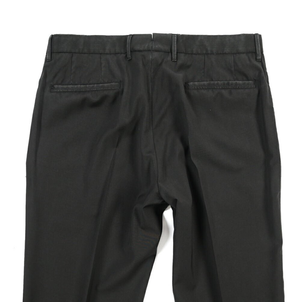 SALE｜GTA “BYRON L” ヴァージンウール100% ワンタックスラックス / SLIM FIT ブラック 48 | GUARDAROBA MILANO OFFICIAL STORE
