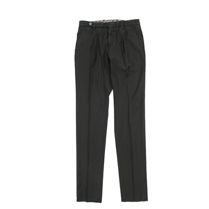 SALE｜GTA “BYRON L” ヴァージンウール100% ワンタックスラックス / SLIM FIT ブラック 48 | GUARDAROBA MILANO OFFICIAL STORE