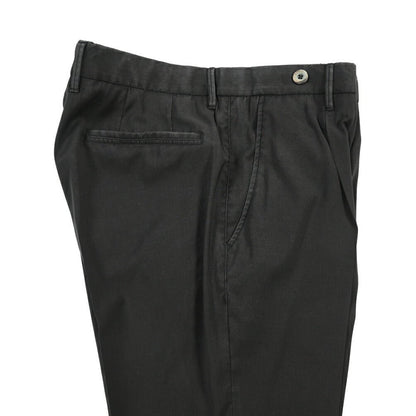 SALE｜GTA “BYRON L” ヴァージンウール100% ワンタックスラックス / SLIM FIT ブラック 48 | GUARDAROBA MILANO OFFICIAL STORE
