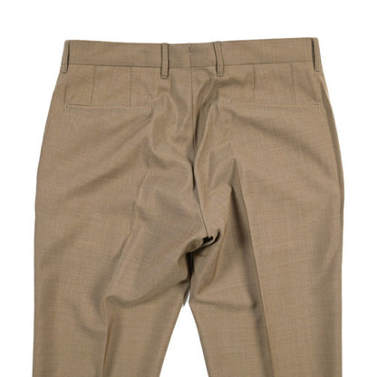 SALE｜GTA “BYRON L” ウール100% ワンタックスラックス / SLIM FIT ブラウン 46 | GUARDAROBA MILANO OFFICIAL STORE