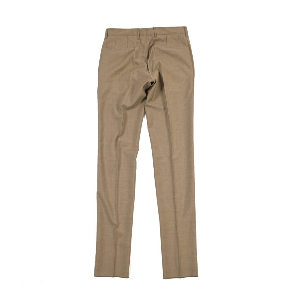 SALE｜GTA “BYRON L” ウール100% ワンタックスラックス / SLIM FIT ブラウン 46 | GUARDAROBA MILANO OFFICIAL STORE