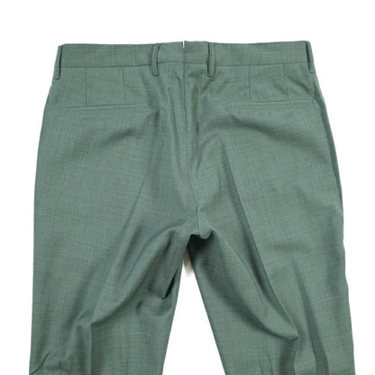 SALE｜GTA “BYRON L” ウールヴァージンウール100% ワンタックスラックス / SLIM FIT グリーン 46 | GUARDAROBA MILANO OFFICIAL STORE