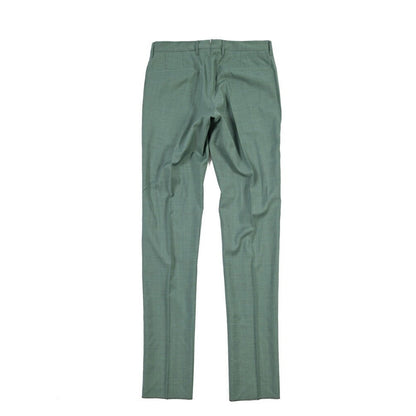SALE｜GTA “BYRON L” ウールヴァージンウール100% ワンタックスラックス / SLIM FIT グリーン 46 | GUARDAROBA MILANO OFFICIAL STORE