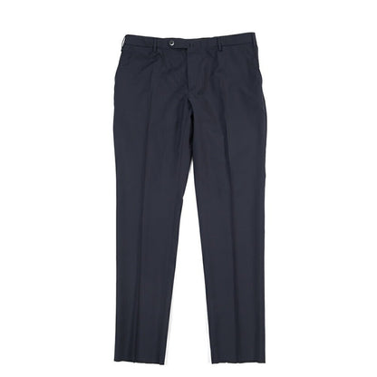 SALE｜GTA “FEDERICO SL” ヴァージンウール100% ウエストバンド付きノータックスラックス / SLIM FIT ネイビー 48 | GUARDAROBA MILANO OFFICIAL STORE