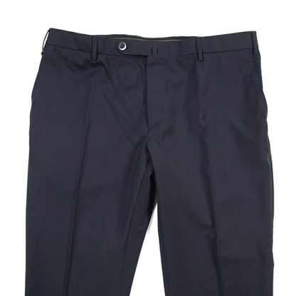 SALE｜GTA “FEDERICO SL” ヴァージンウール100% ウエストバンド付きノータックスラックス / SLIM FIT ネイビー 48 | GUARDAROBA MILANO OFFICIAL STORE