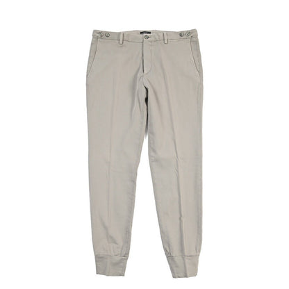 SALE｜GTA “GIORGIO TECH” コットンジャージー ノータックイージーパンツ / SLIM FIT グレージュ 52 | GUARDAROBA MILANO OFFICIAL STORE
