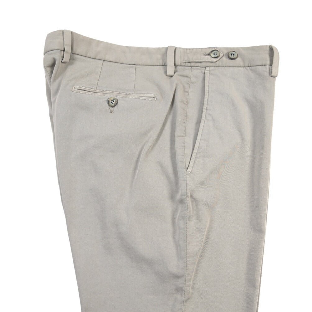 SALE｜GTA “GIORGIO TECH” コットンジャージー ノータックイージーパンツ / SLIM FIT グレージュ 52 | GUARDAROBA MILANO OFFICIAL STORE