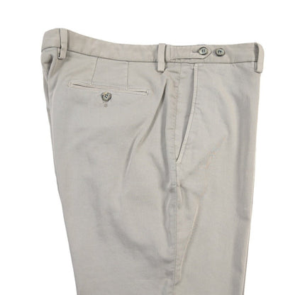 SALE｜GTA “GIORGIO TECH” コットンジャージー ノータックイージーパンツ / SLIM FIT グレージュ 52 | GUARDAROBA MILANO OFFICIAL STORE