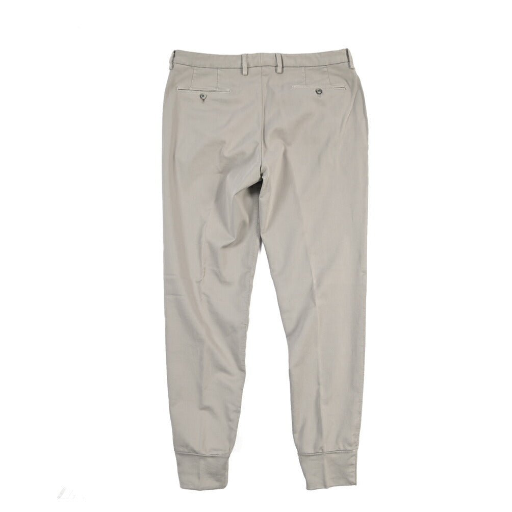 SALE｜GTA “GIORGIO TECH” コットンジャージー ノータックイージーパンツ / SLIM FIT グレージュ 52 | GUARDAROBA MILANO OFFICIAL STORE